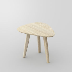 mesa de centro de diseño original / de roble / de nogal / de madera maciza