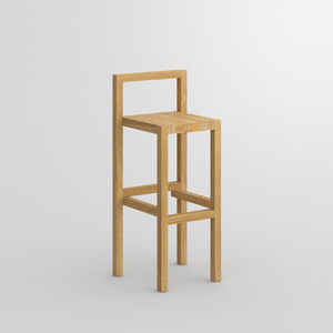 taburete de bar de diseño escandinavo / de roble / de haya / de fresno