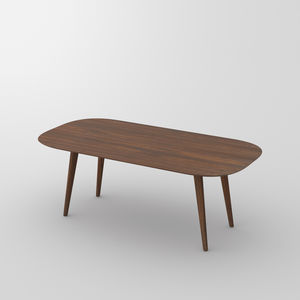 mesa de diseño original / de roble / de madera maciza / de nogal