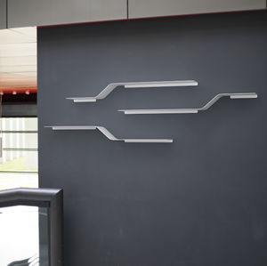 estantería modular / mural / moderna / de aluminio