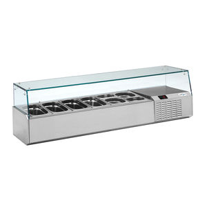 vitrina refrigerada con base / para comercio / para restaurante / para cocina profesional