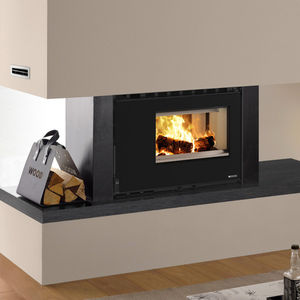 chimenea insertable de leña / de 1 cara
