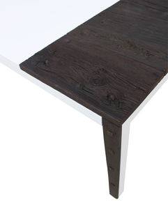 mesa de diseño original / de madera maciza / de MDF lacado / rectangular