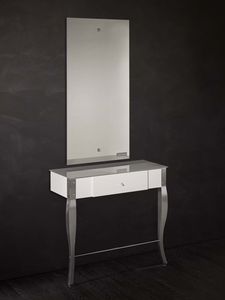 tocador moderno / de aluminio / de pared / para peluquería