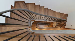 escalera recta / en L / en U / estructura de acero