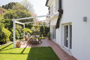 pérgola adosada / de aluminio / profesional