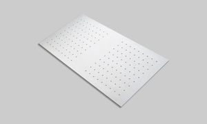 revestimiento de fachada de fibrocemento / perforado / de panel