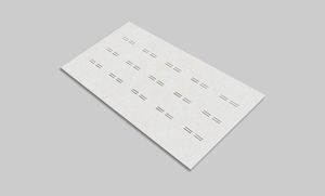 revestimiento de fachada de fibrocemento / perforado / de panel