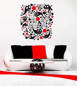 adhesivo de pared grafiti