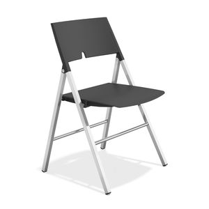 silla de visita moderna / plegable / de plástico