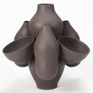 florero moderno / de cerámica