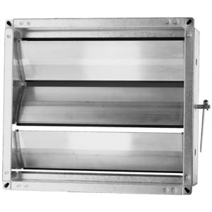 compuerta de ventilación de aluminio / de acero galvanizado