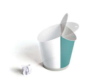 Papelera de acero / de polipropileno