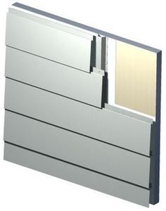 panel metálico acanalado / de zinc / de aluminio / de acero galvanizado