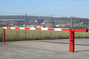 barrera de control de acceso / levadiza / de aluminio / de acero