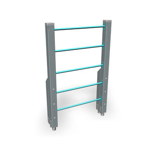escalera elevada para exterior para recorrido deportivo / de madera / de acero
