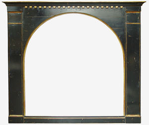 espejo de pared / de estilo / de madera