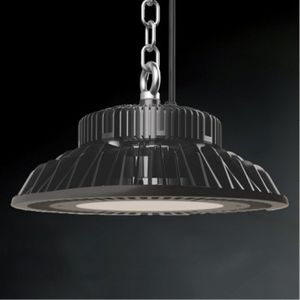 luminaria suspendida / LED / redonda / de aluminio fundido