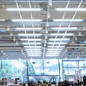 luminaria suspendida / LED / lineal / de aluminio extrudido