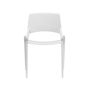 silla de visita moderna / módulos / apilable / de poliéster