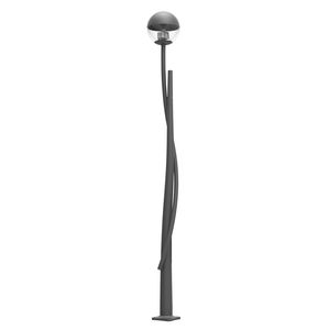 farola urbana / moderna / de hierro fundido / bombilla de halogenuro metálico