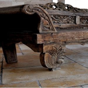 baldosa de suelo / de cemento / envejecida / dorada