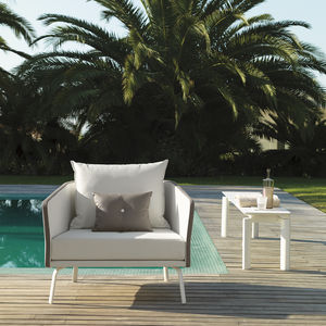 sillón moderno / de Textilene® / de aluminio / para jardín