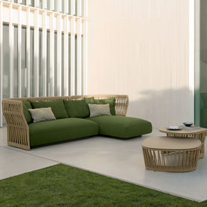 sofá modular / de esquina / moderno / de jardín