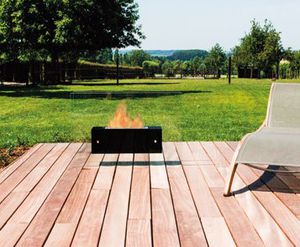 chimenea de bioetanol / moderna / abierta / de libre instalación