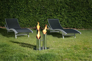 chimenea de bioetanol / moderna / hogar abierto / encastrable