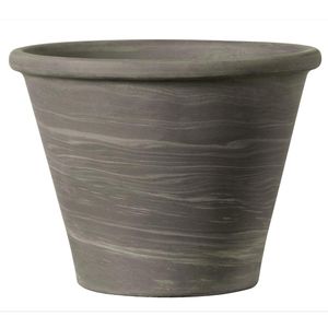 maceta de jardín de terracota / cónica / redonda