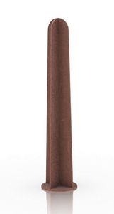 bolardo de protección / de acero COR-TEN® / fijo / alto