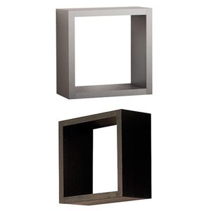 expositor de pared / para cosméticos / de madera