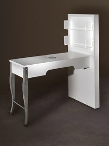 mesa de manicura con aspiradora