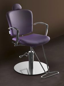 sillón de maquillaje / moderno / de tejido ignifugo / de metal