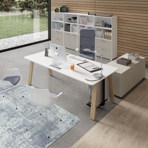 escritorio para open space / de melamina / moderno / profesional