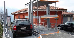 sistema de aparcamiento con plataforma