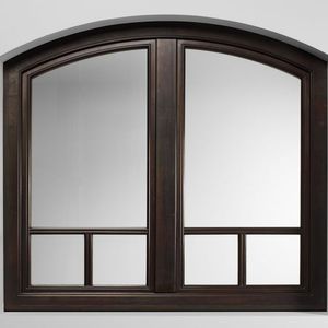 ventana abatible / de metal / de madera / con vidrio triple