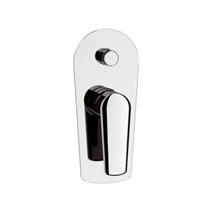 grifo monomando para ducha / de latón cromado / de baño / con 2 orificios