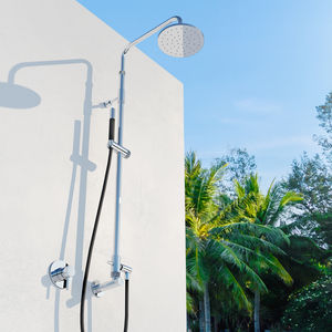 ducha de exterior de acero inoxidable