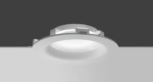 luminaria empotrable de techo / LED / fluorescente / redonda