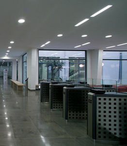 luminaria empotrable de techo / LED / fluorescente / lineal