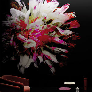 papeles pintados modernos / de vinilo / con motivos florales / lavables