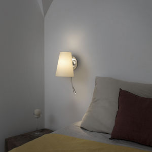 aplique moderno / de metal / de tejido / LED