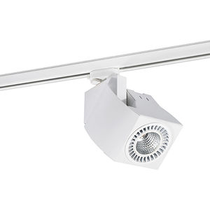 iluminación sobre riel LED / redonda / de aluminio fundido / para el sector servicios
