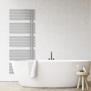 radiador toallero de agua caliente / eléctrico / de acero / moderno