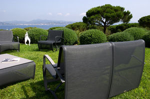 sillón moderno / de aluminio / de Batyline® / de jardín