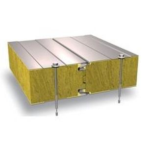 panel sándwich para fachada / para muro / para techo / cara metálica