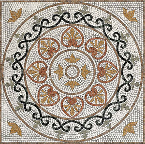 baldosa aspecto mosaico / de pared / para pavimento / de mármol