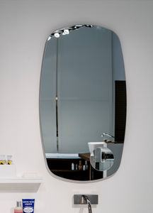 espejo de pared / moderno / ovalado / cuadrado